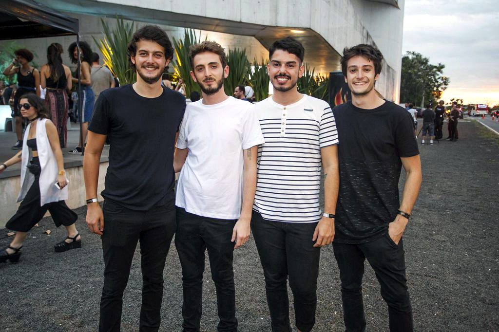 Marco Andre Germano, Cristhian Cagliari Carniel, Guilherme Lara e Daniel Scomazzon Foto Felipe Gaieski Divulgação - Foto Divulgação