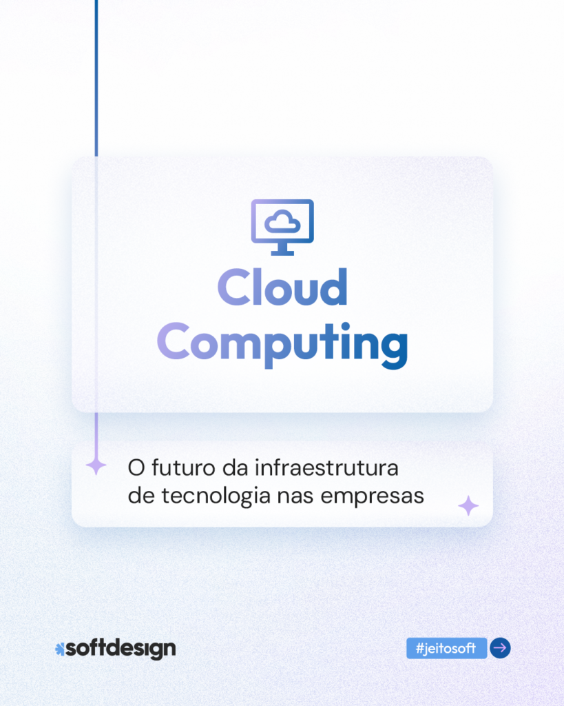 Capa sobre Cloud Computing destacando o futuro da infraestrutura de tecnologia nas empresas.